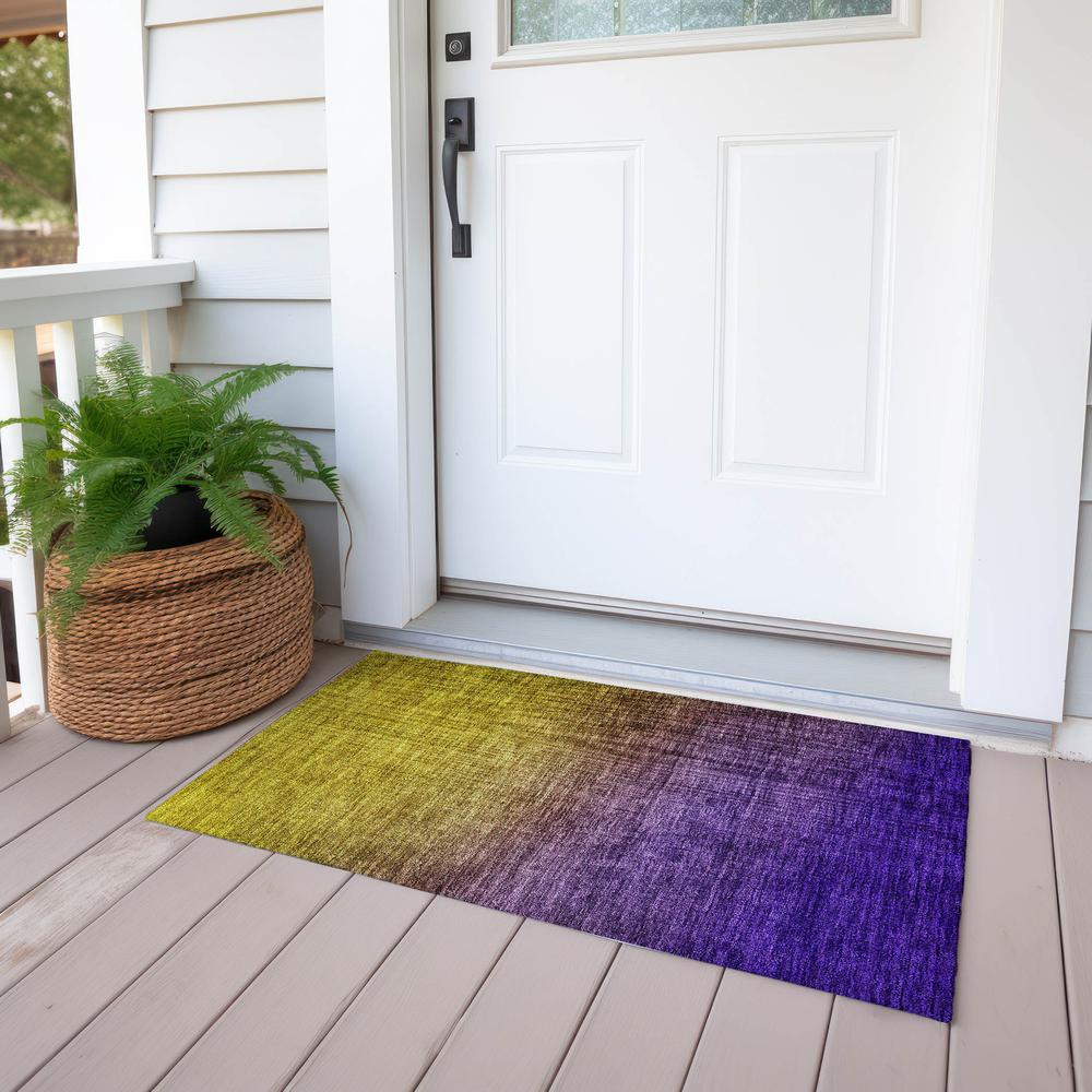 Chantille ACN587 Purple 1'8" x 2'6" Rug. Picture 7