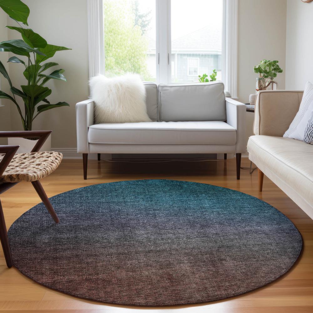 Chantille ACN587 Teal 8' x 8' Rug. Picture 6
