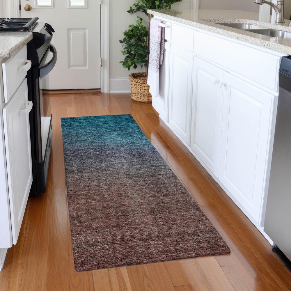 Chantille ACN587 Teal 2'3" x 7'6" Rug. Picture 6