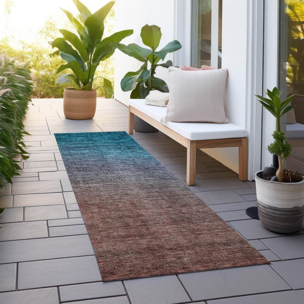 Chantille ACN587 Teal 2'3" x 7'6" Rug. Picture 7