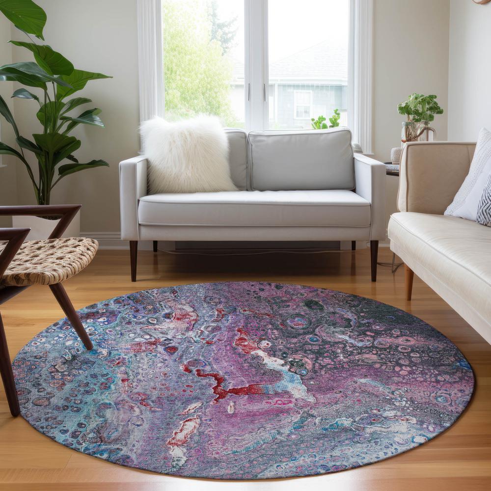 Chantille ACN588 Blue 8' x 8' Rug. Picture 6