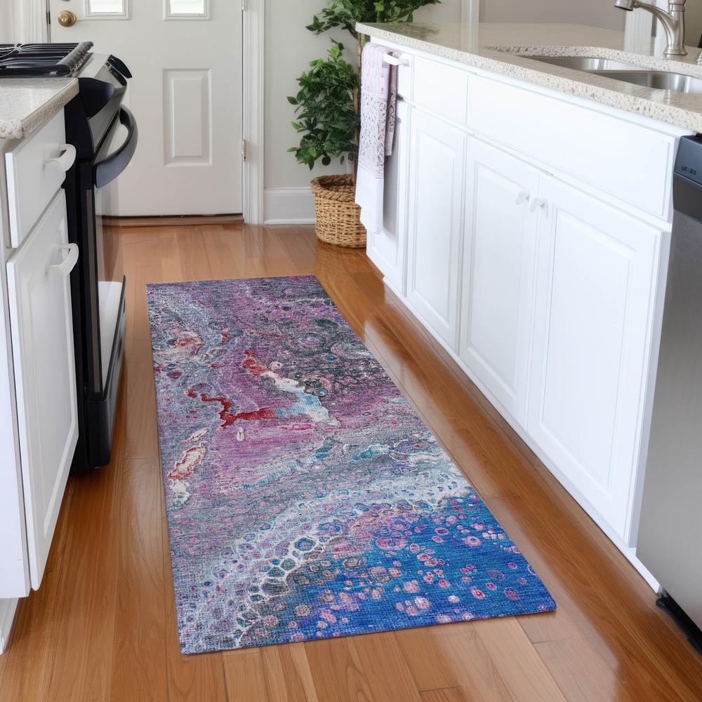 Chantille ACN588 Blue 2'3" x 7'6" Rug. Picture 6
