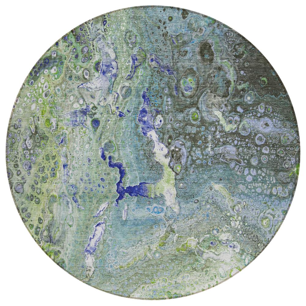 Chantille ACN588 Green 8' x 8' Rug. Picture 1