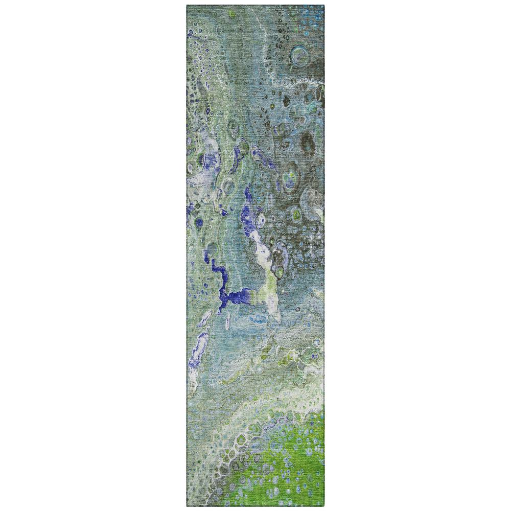 Chantille ACN588 Green 2'3" x 7'6" Rug. Picture 1