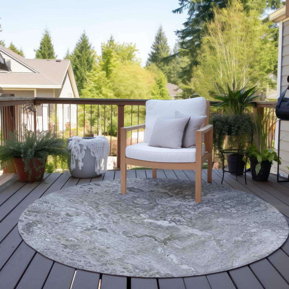 Chantille ACN588 Gray 8' x 8' Rug. Picture 7