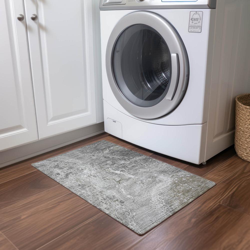 Chantille ACN588 Gray 1'8" x 2'6" Rug. Picture 6