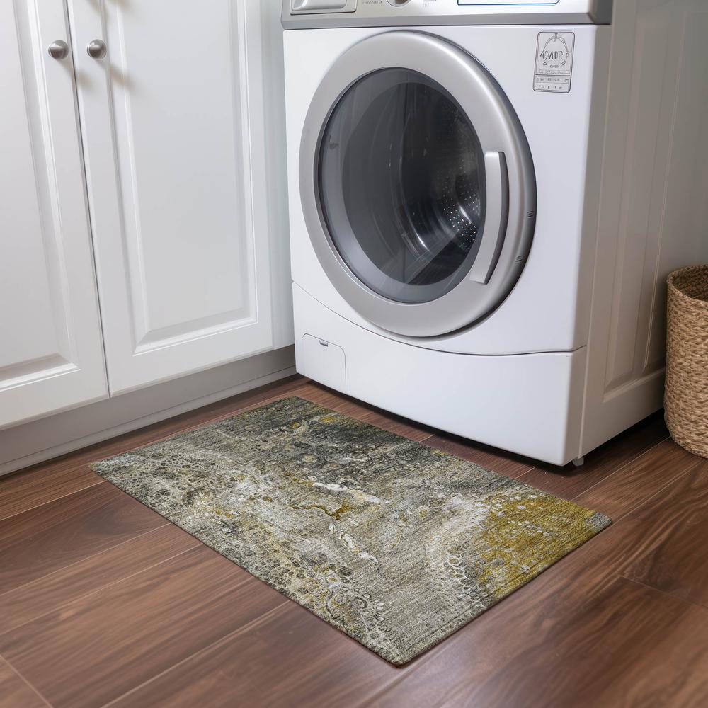 Chantille ACN588 Brown 1'8" x 2'6" Rug. Picture 7