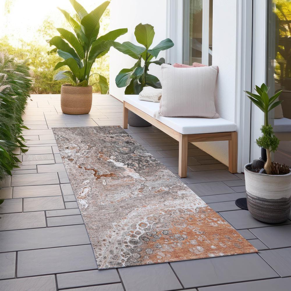 Chantille ACN588 Orange 2'3" x 7'6" Rug. Picture 7