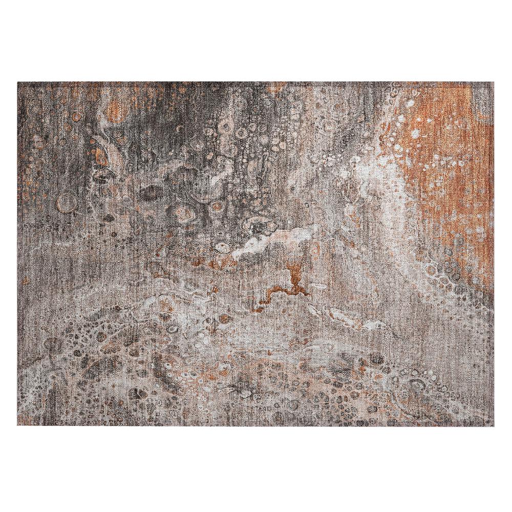 Chantille ACN588 Orange 1'8" x 2'6" Rug. Picture 1