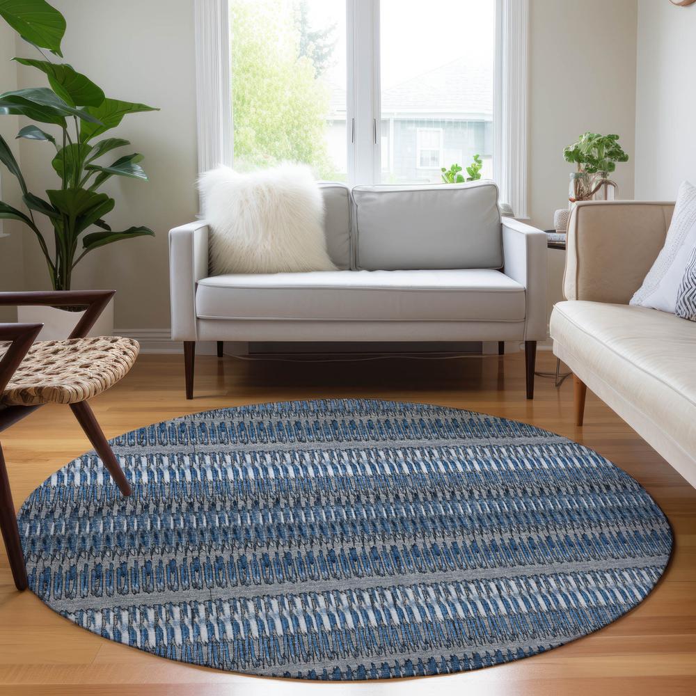 Chantille ACN589 Blue 8' x 8' Rug. Picture 6