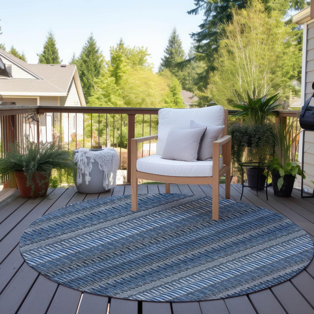 Chantille ACN589 Blue 8' x 8' Rug. Picture 7