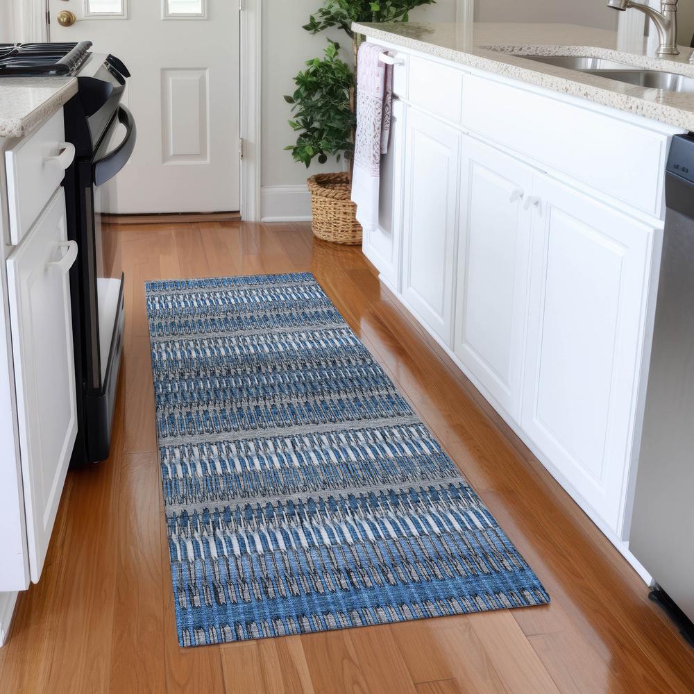 Chantille ACN589 Blue 2'3" x 7'6" Rug. Picture 7