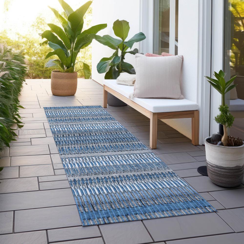 Chantille ACN589 Blue 2'3" x 7'6" Rug. Picture 8