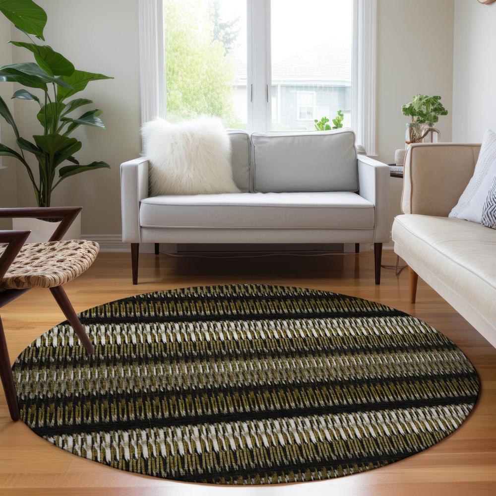 Chantille ACN589 Brown 8' x 8' Rug. Picture 6