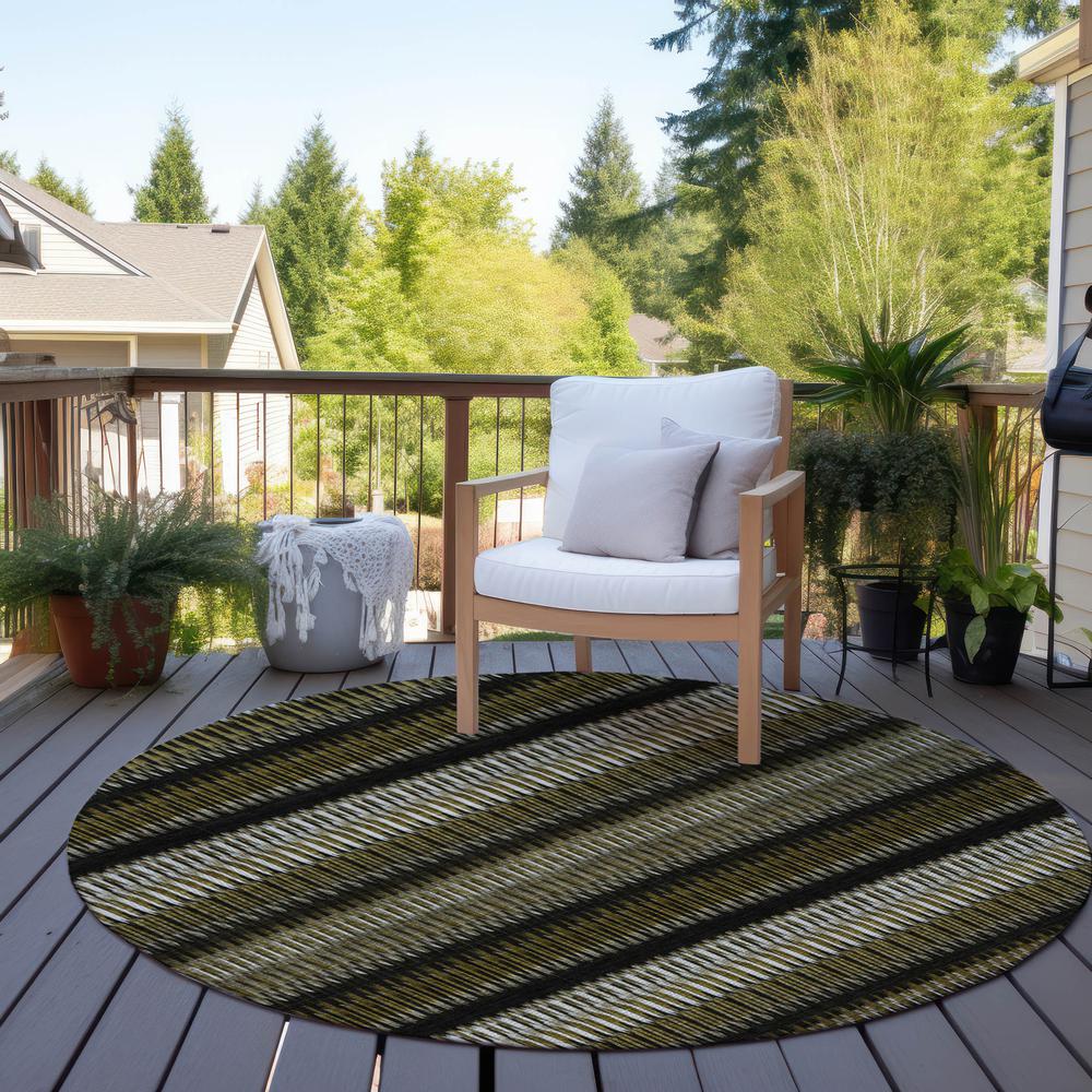 Chantille ACN589 Brown 8' x 8' Rug. Picture 7