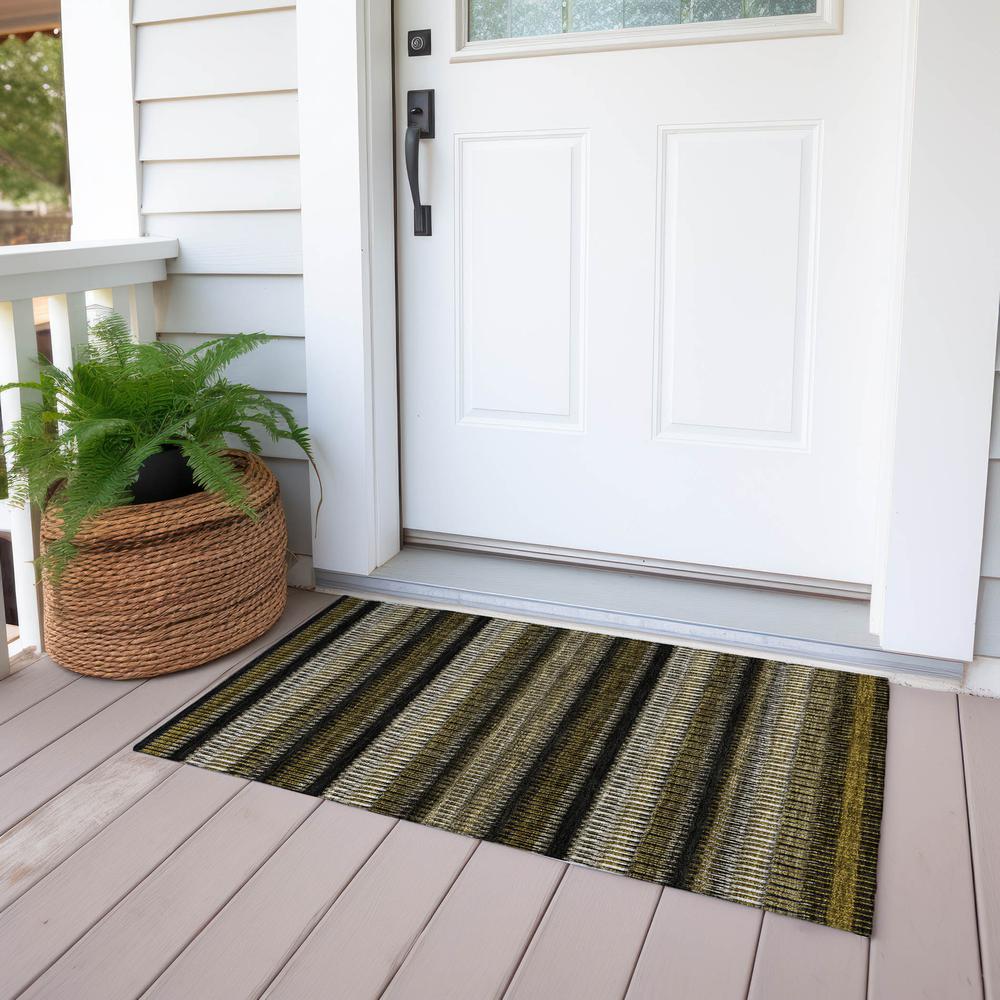 Chantille ACN589 Brown 1'8" x 2'6" Rug. Picture 8