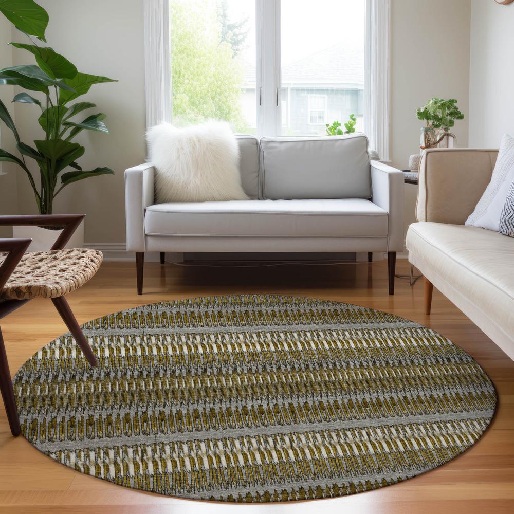 Chantille ACN589 Brown 8' x 8' Rug. Picture 7