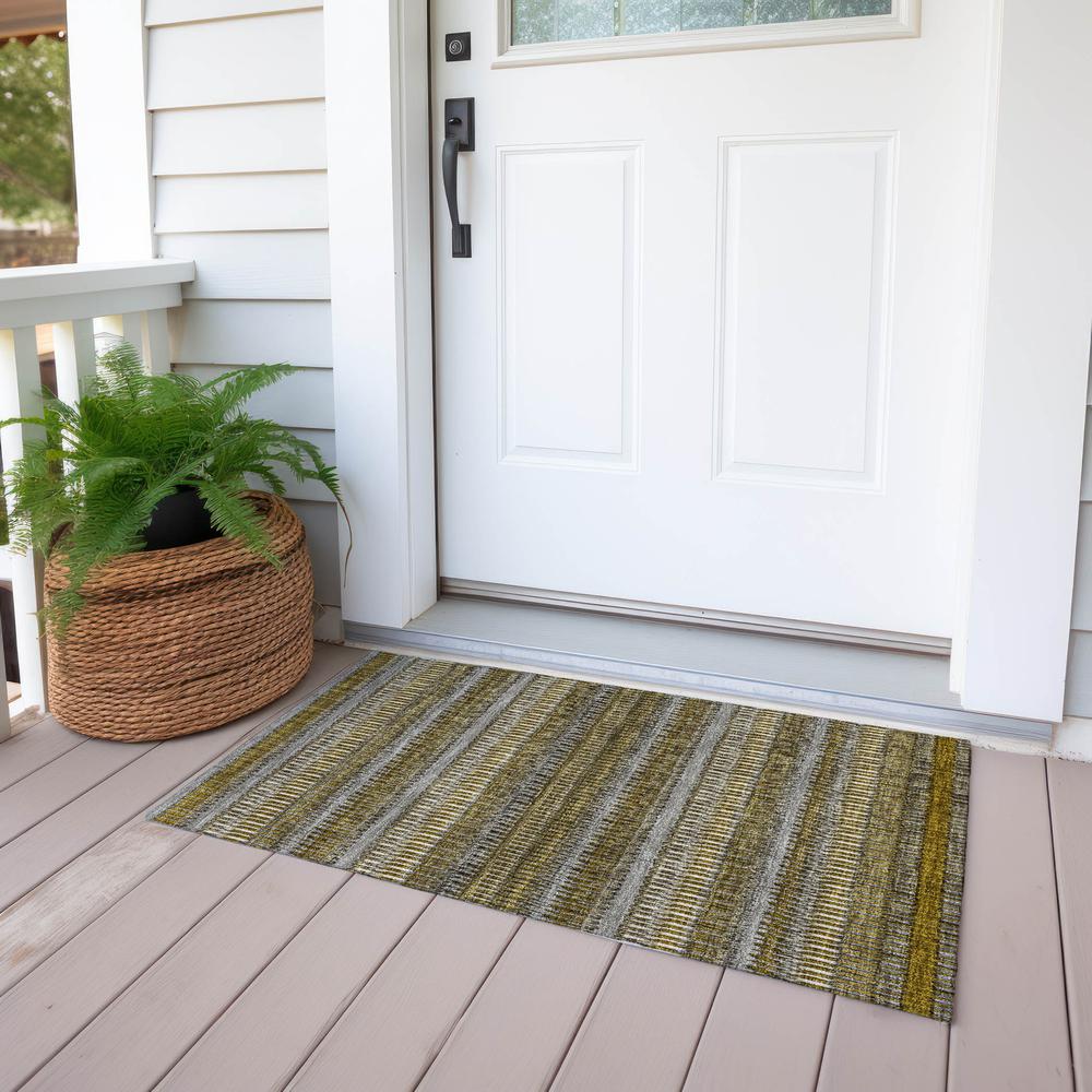 Chantille ACN589 Brown 1'8" x 2'6" Rug. Picture 8