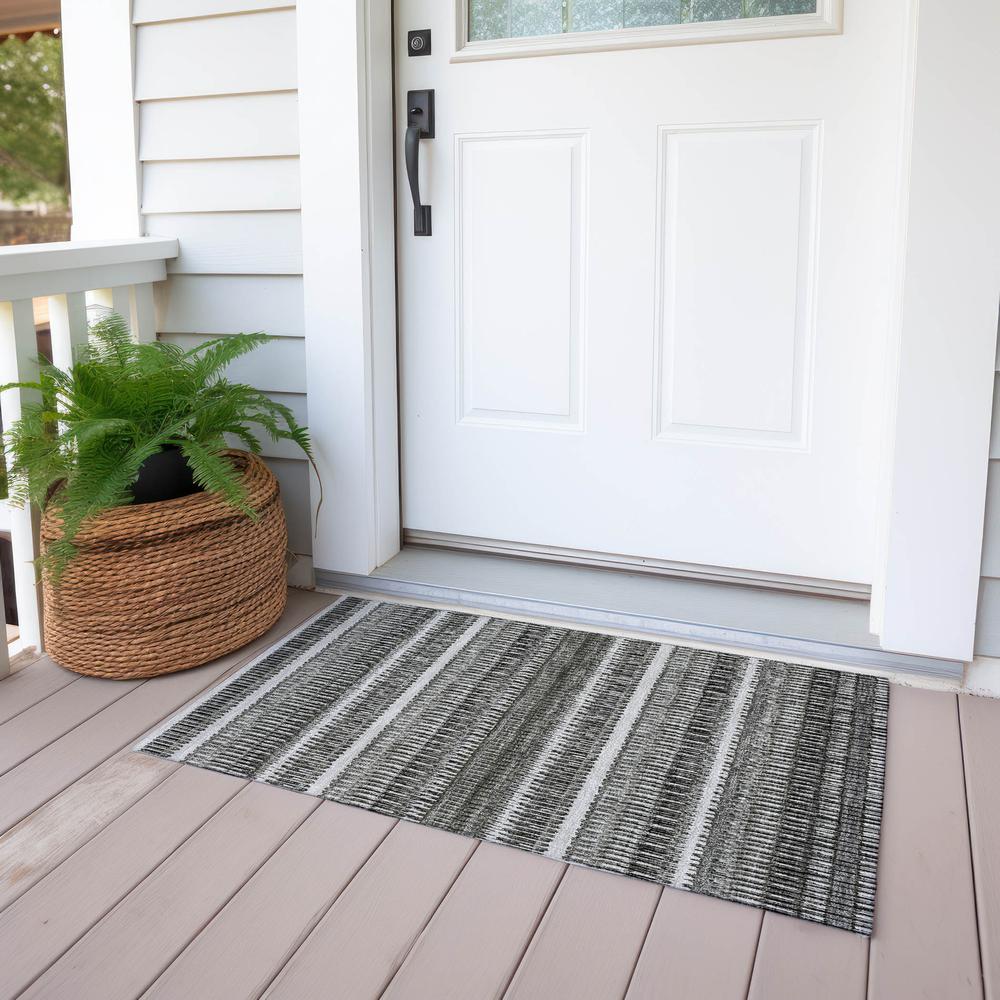 Chantille ACN589 Gray 1'8" x 2'6" Rug. Picture 8
