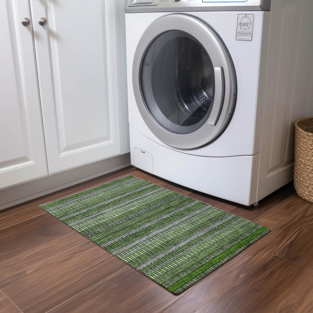 Chantille ACN589 Green 1'8" x 2'6" Rug. Picture 7