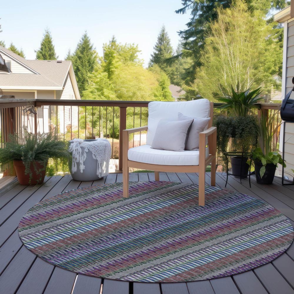 Chantille ACN589 Brown 8' x 8' Rug. Picture 7