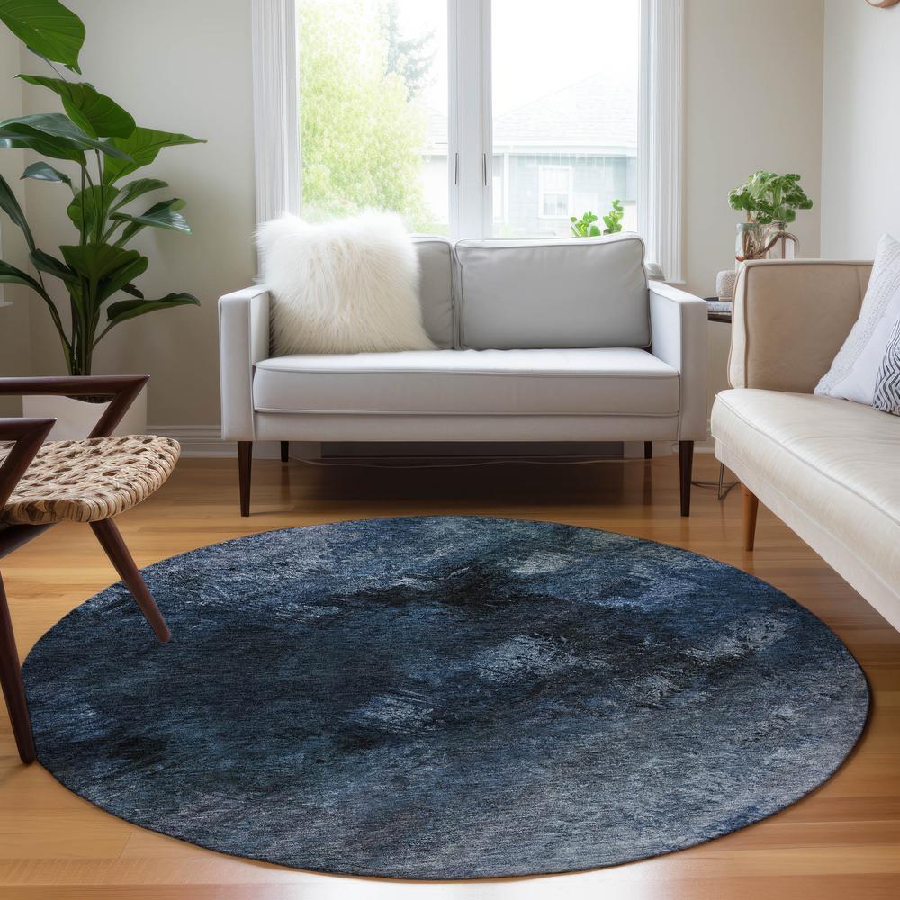 Chantille ACN590 Blue 8' x 8' Rug. Picture 7