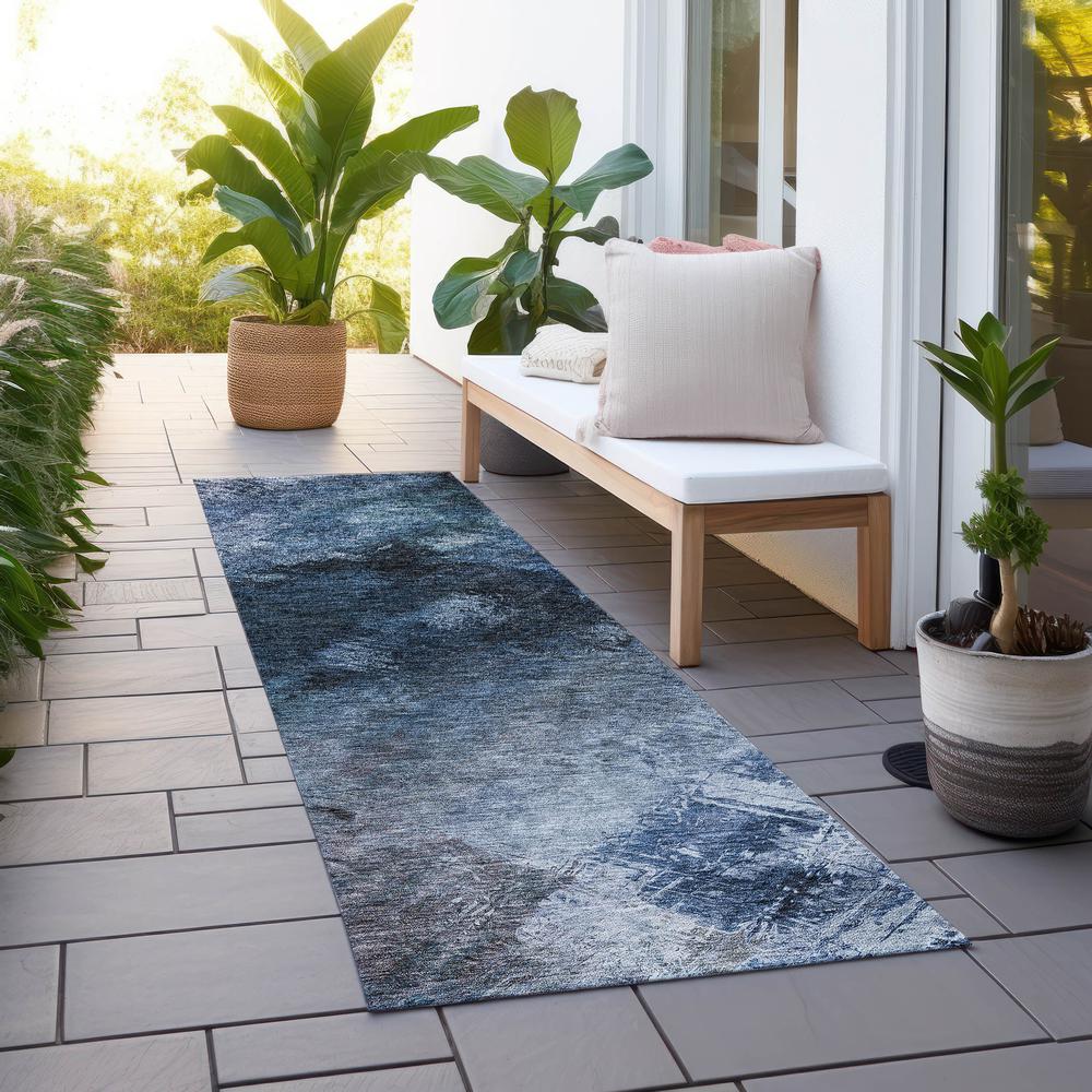 Chantille ACN590 Blue 2'3" x 7'6" Rug. Picture 7