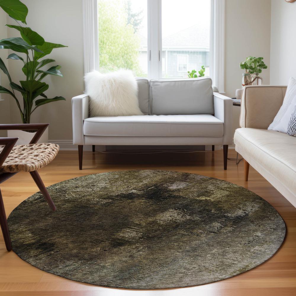 Chantille ACN590 Brown 8' x 8' Rug. Picture 7