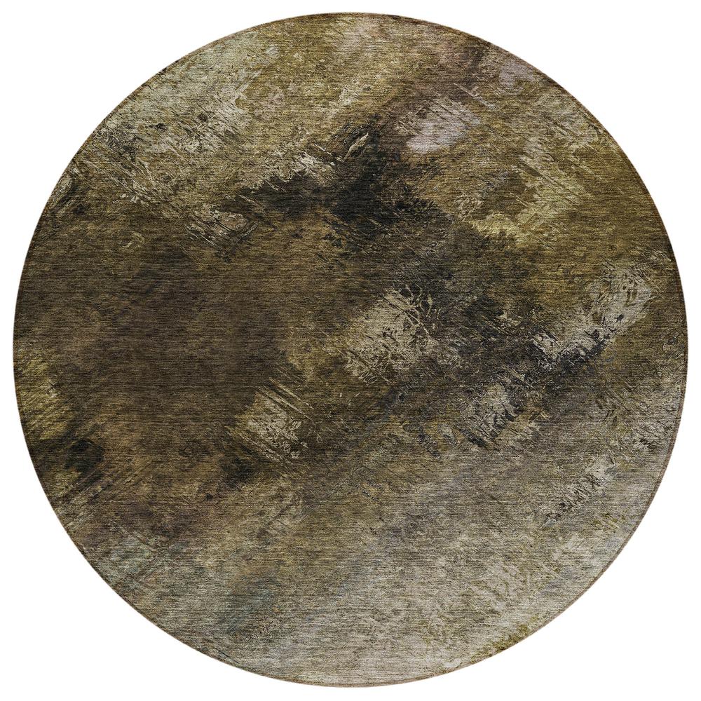 Chantille ACN590 Brown 8' x 8' Rug. Picture 1
