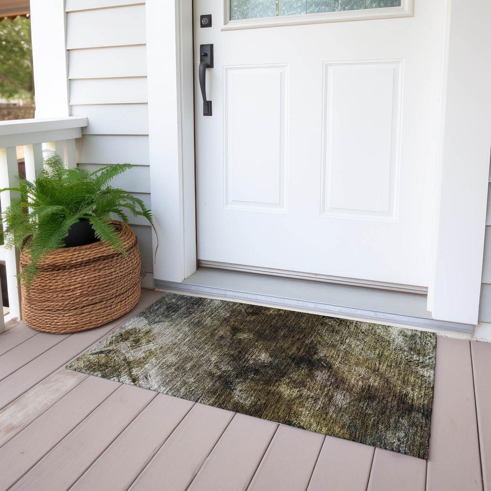 Chantille ACN590 Brown 1'8" x 2'6" Rug. Picture 7
