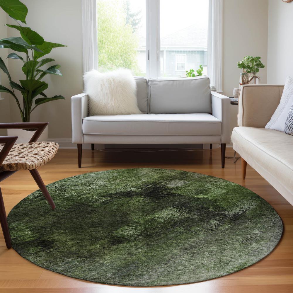 Chantille ACN590 Green 8' x 8' Rug. Picture 6