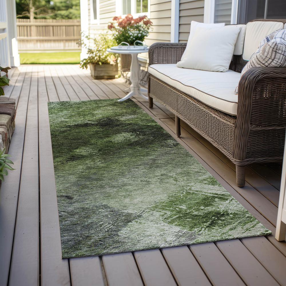 Chantille ACN590 Green 2'3" x 7'6" Rug. Picture 7