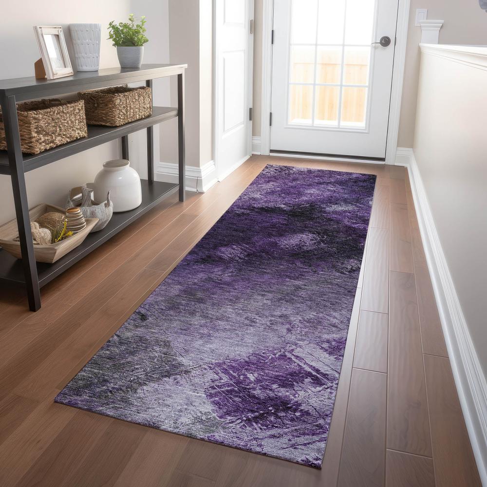 Chantille ACN590 Purple 2'3" x 7'6" Rug. Picture 6