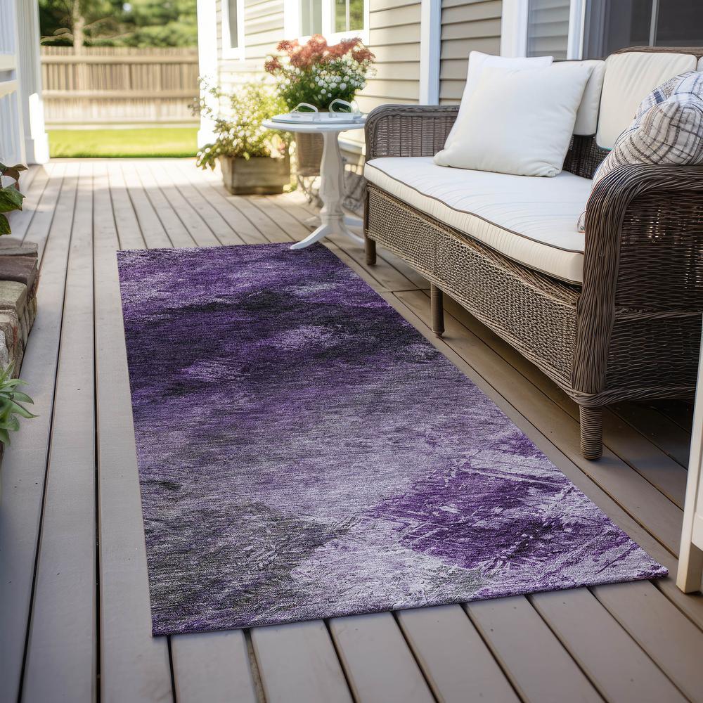 Chantille ACN590 Purple 2'3" x 7'6" Rug. Picture 7