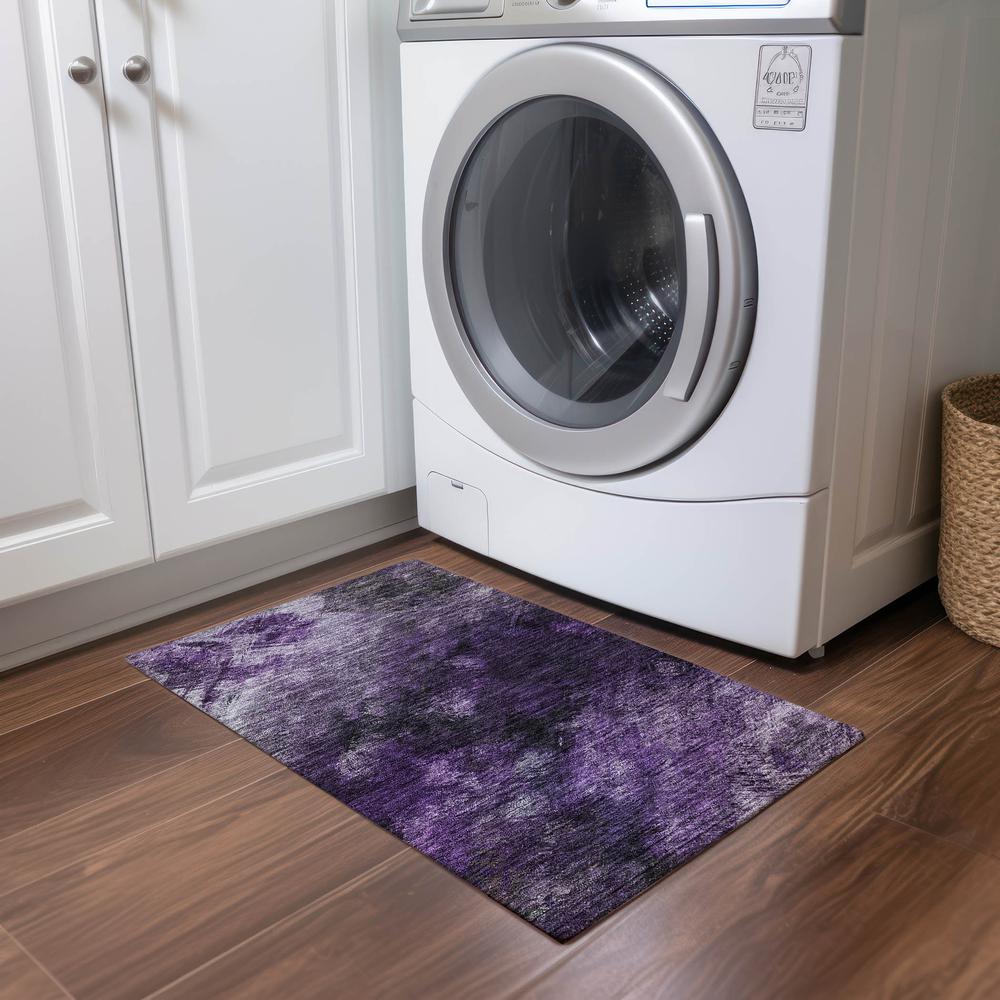 Chantille ACN590 Purple 1'8" x 2'6" Rug. Picture 6