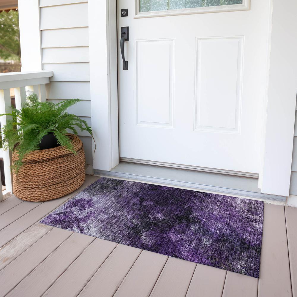 Chantille ACN590 Purple 1'8" x 2'6" Rug. Picture 7