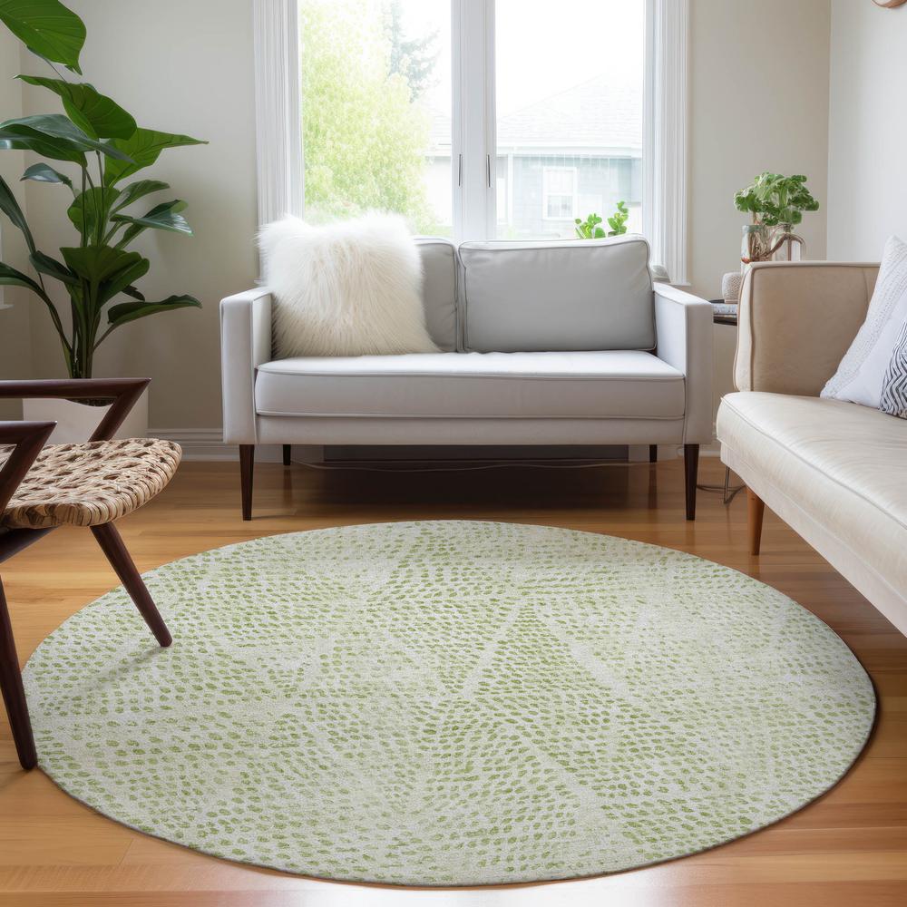Chantille ACN591 Green 8' x 8' Rug. Picture 6