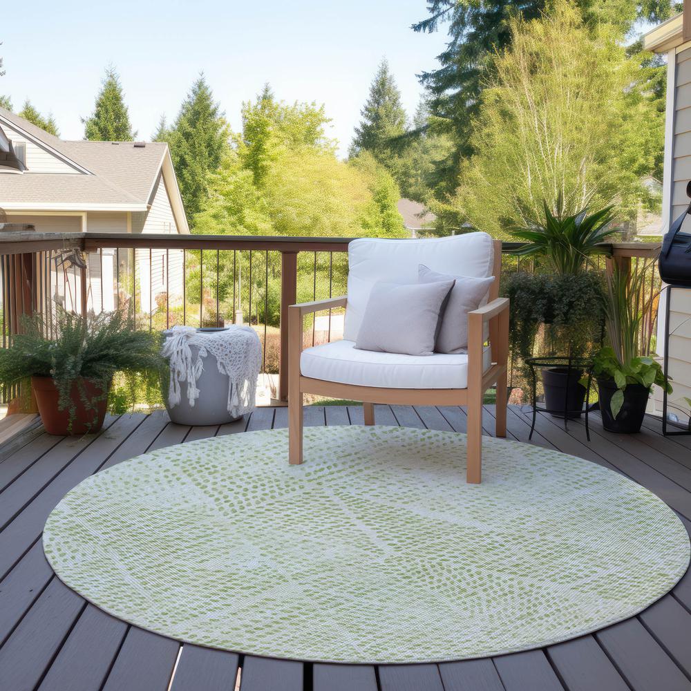 Chantille ACN591 Green 8' x 8' Rug. Picture 7