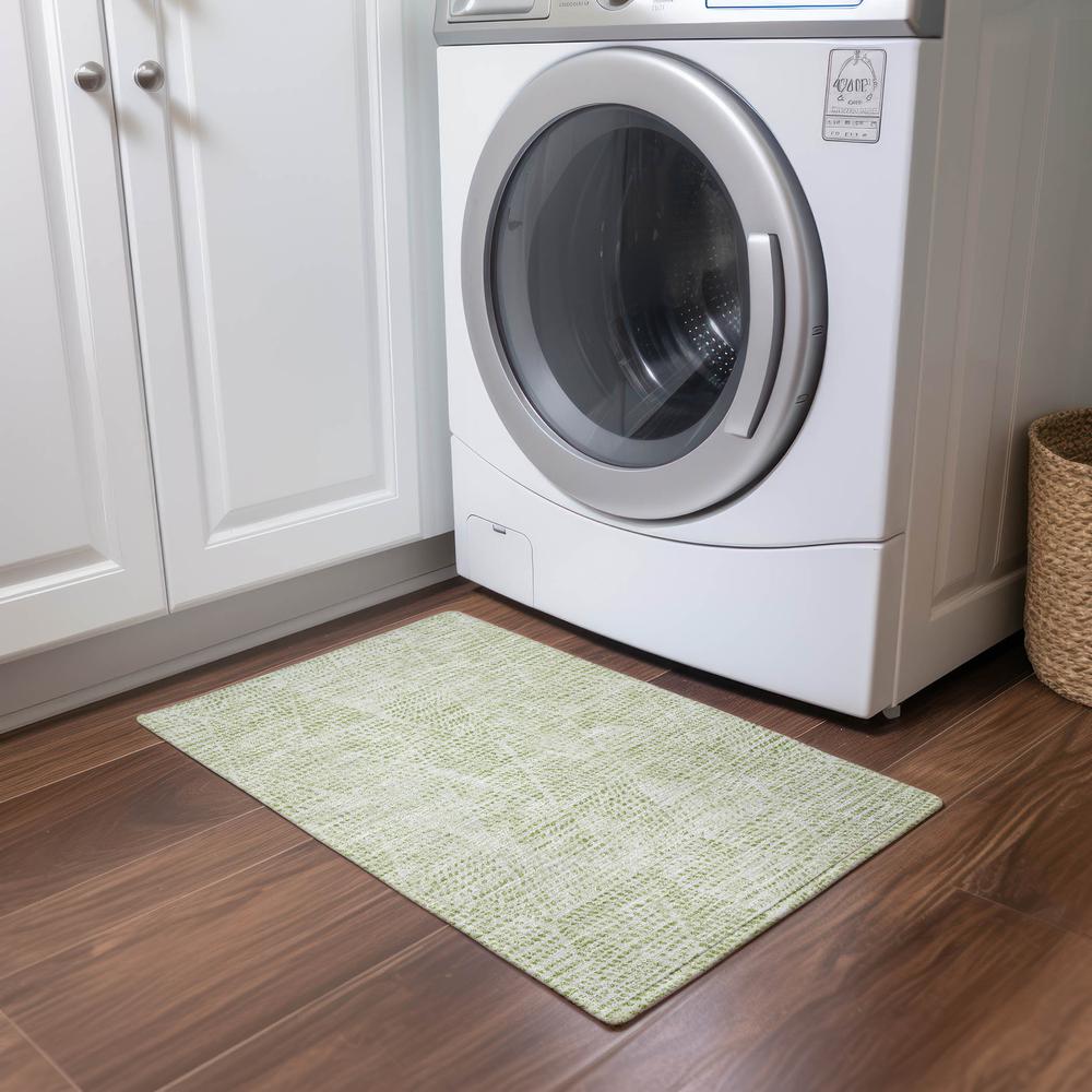 Chantille ACN591 Green 1'8" x 2'6" Rug. Picture 6
