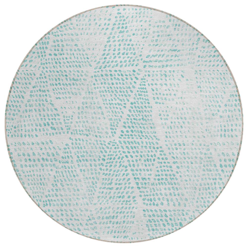 Chantille ACN591 Teal 8' x 8' Rug. Picture 1