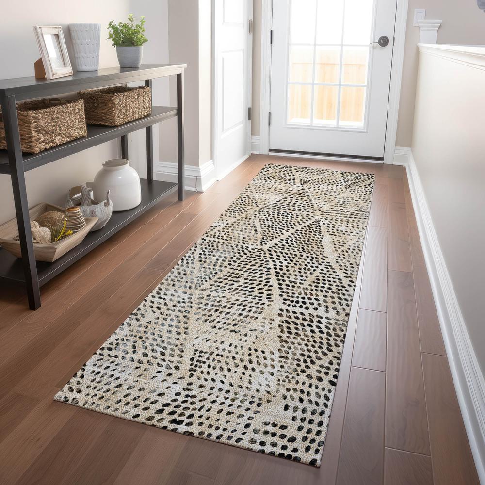 Chantille ACN591 Brown 2'3" x 7'6" Rug. Picture 7