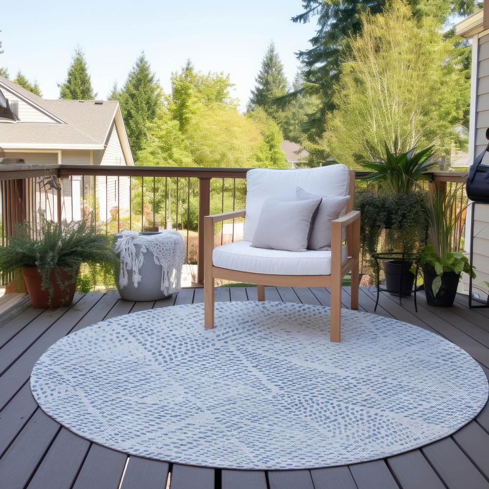 Chantille ACN591 Blue 8' x 8' Rug. Picture 7