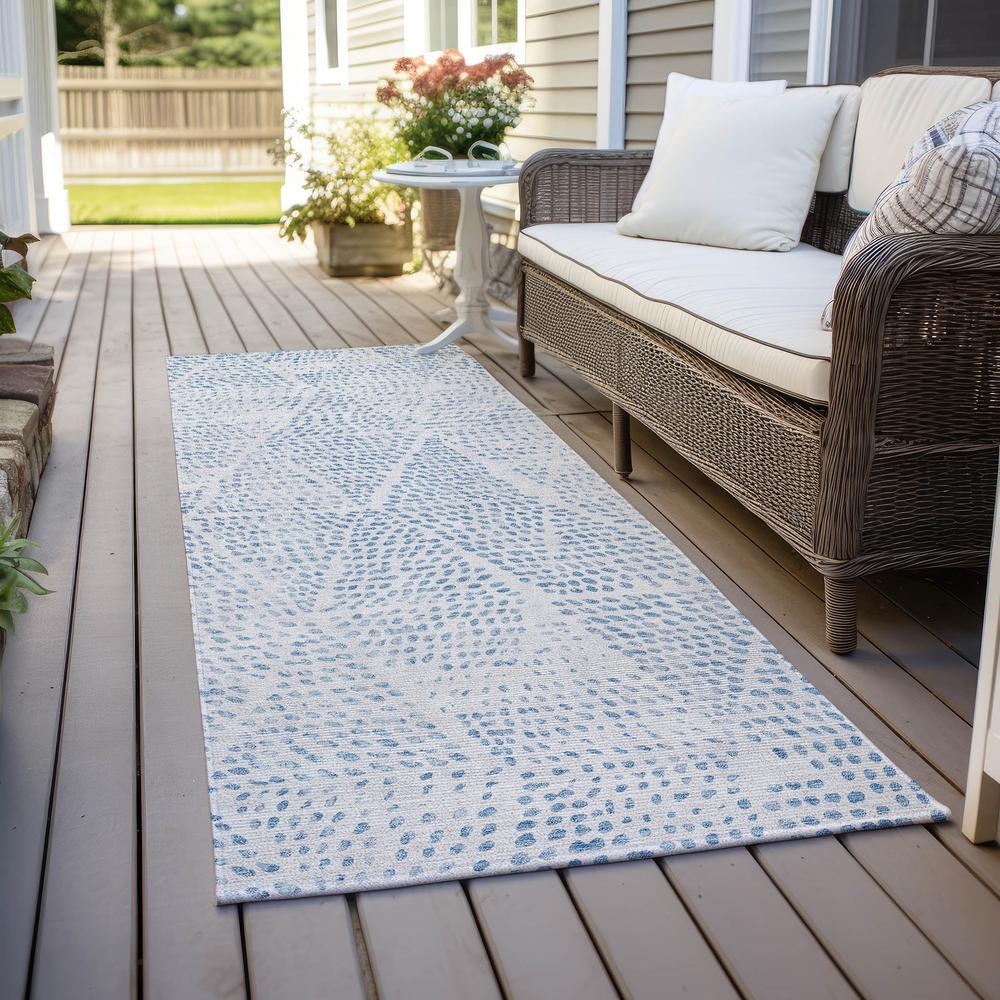 Chantille ACN591 Blue 2'3" x 7'6" Rug. Picture 7
