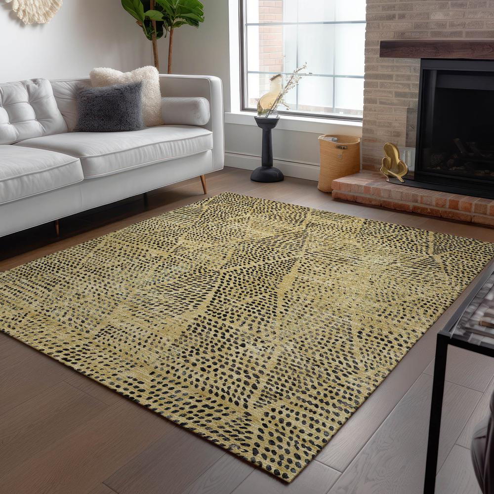 Chantille ACN591 Gold 2'6" x 3'10" Rug. Picture 7