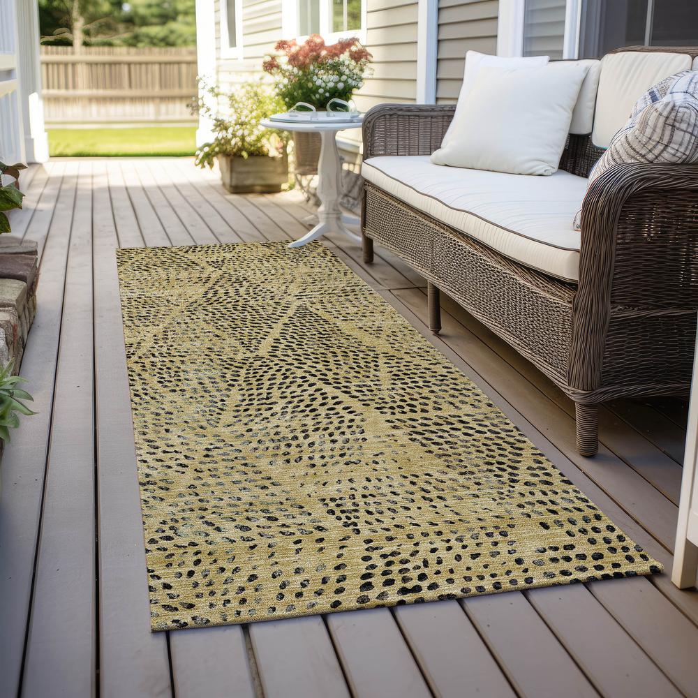 Chantille ACN591 Gold 2'3" x 7'6" Rug. Picture 8