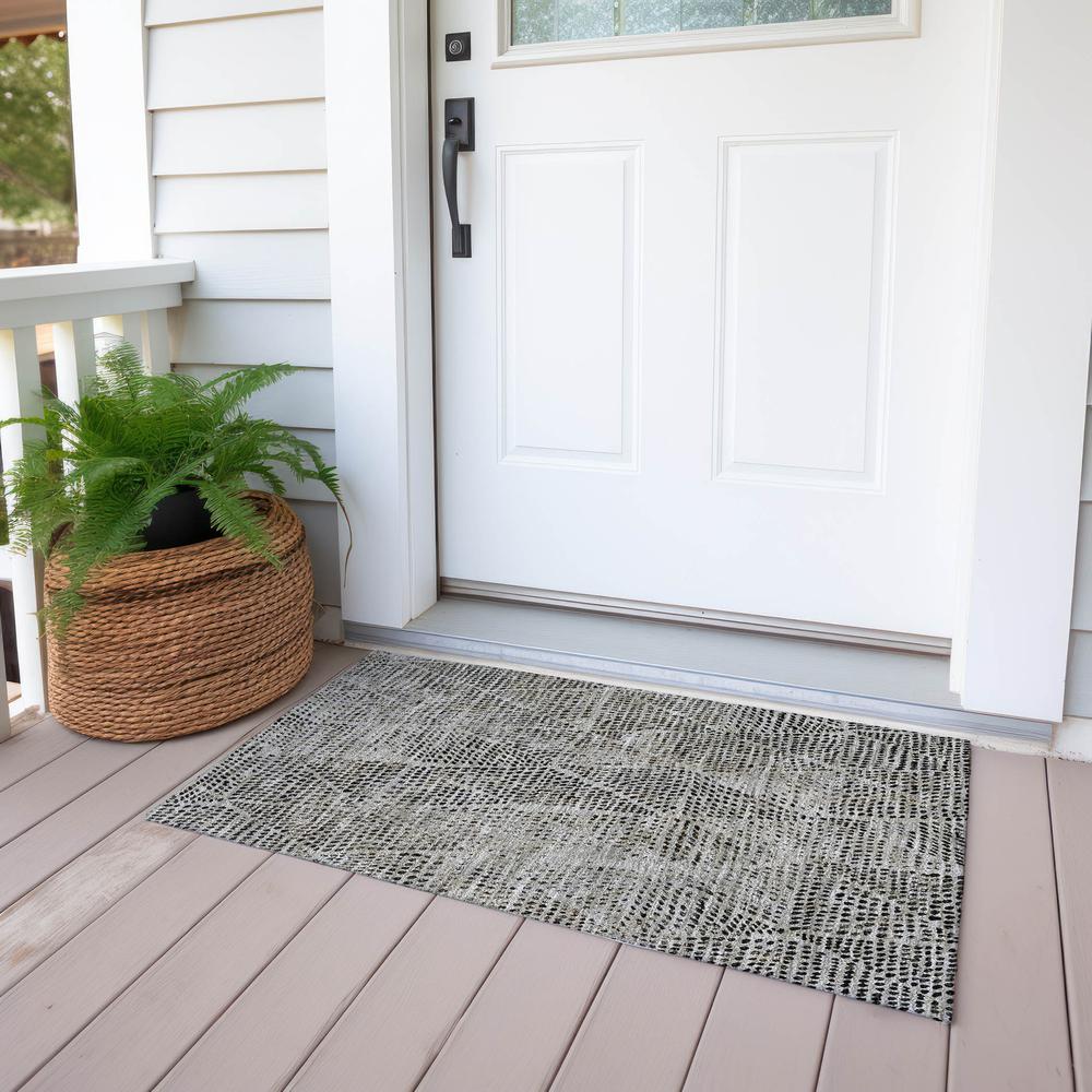 Chantille ACN591 Gray 1'8" x 2'6" Rug. Picture 7