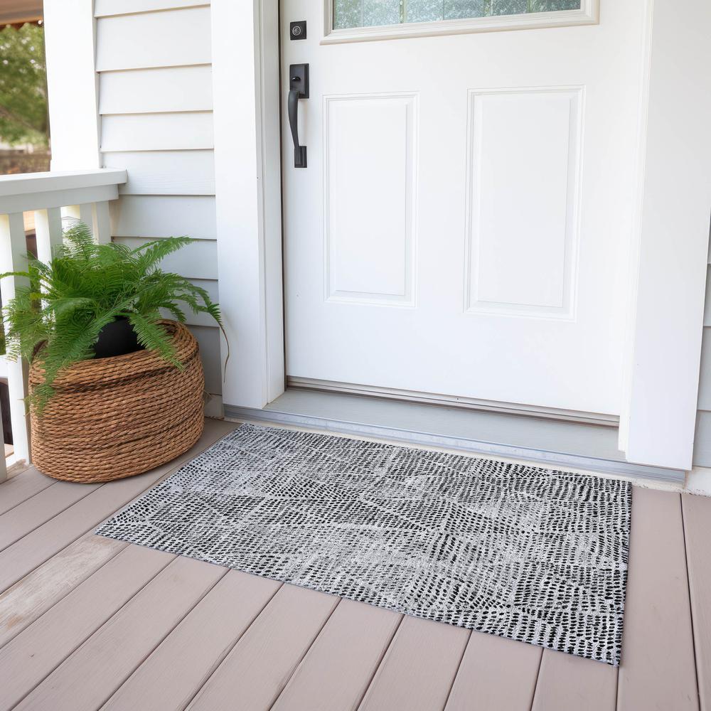 Chantille ACN591 Gray 1'8" x 2'6" Rug. Picture 7