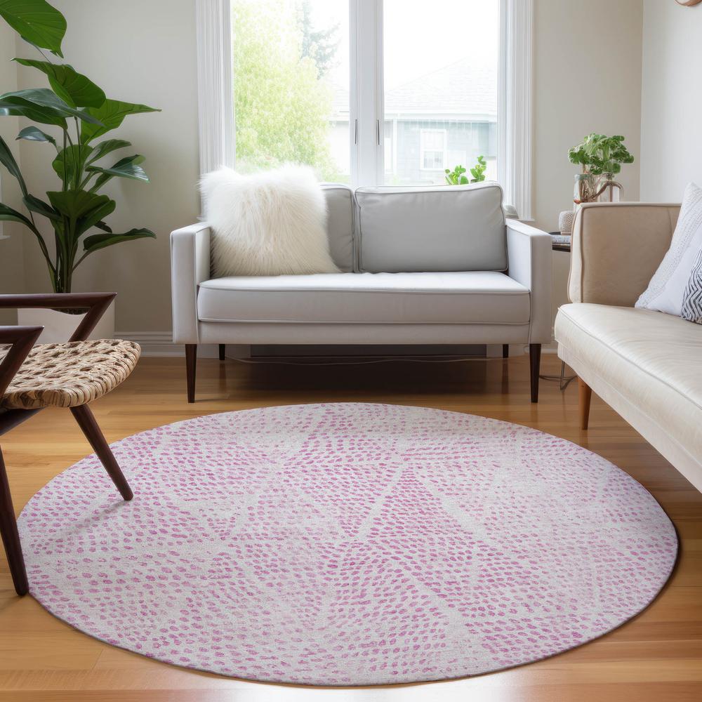 Chantille ACN591 Pink 8' x 8' Rug. Picture 6