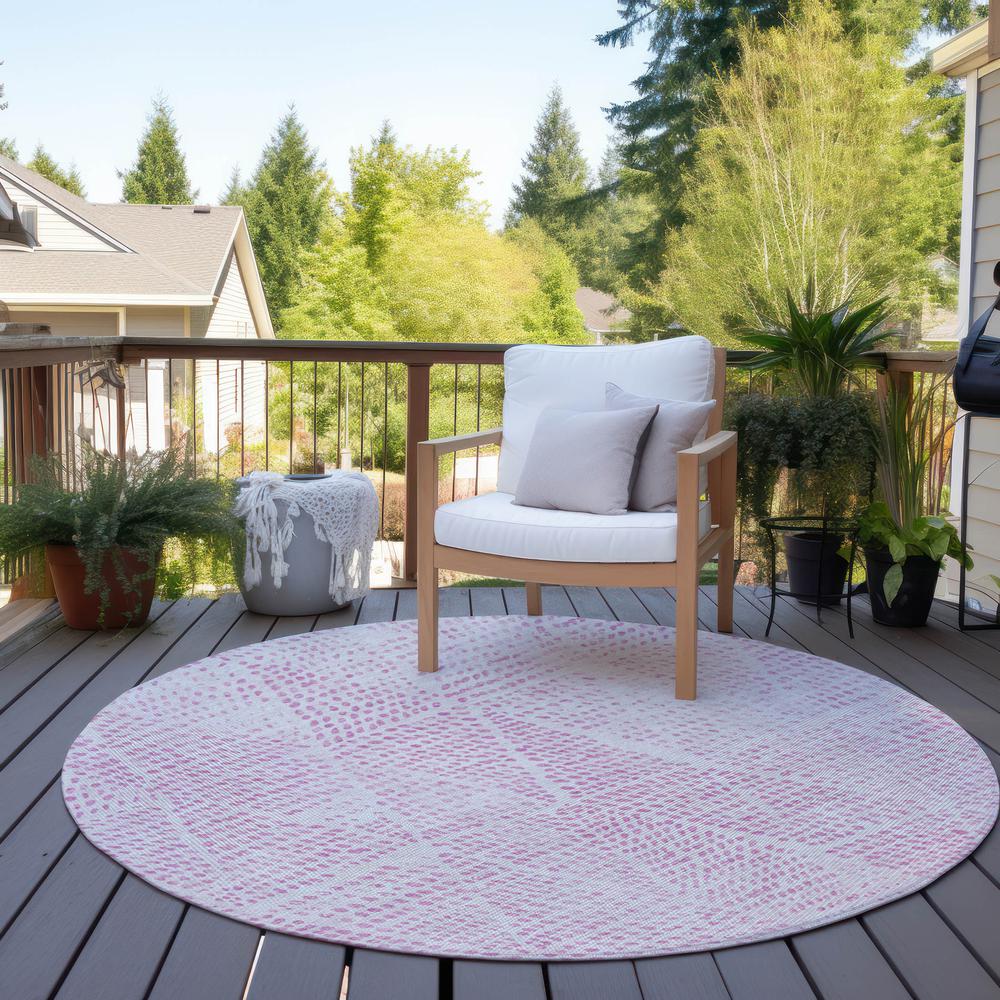 Chantille ACN591 Pink 8' x 8' Rug. Picture 7