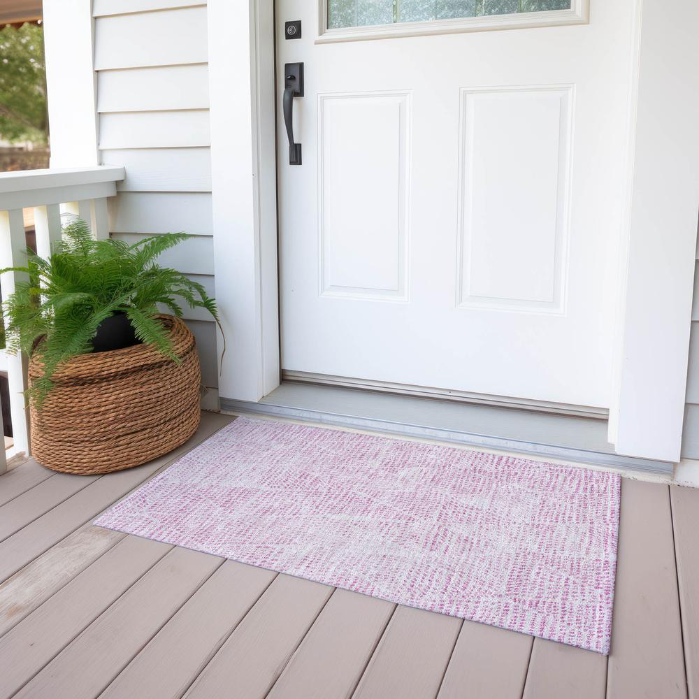 Chantille ACN591 Pink 1'8" x 2'6" Rug. Picture 7